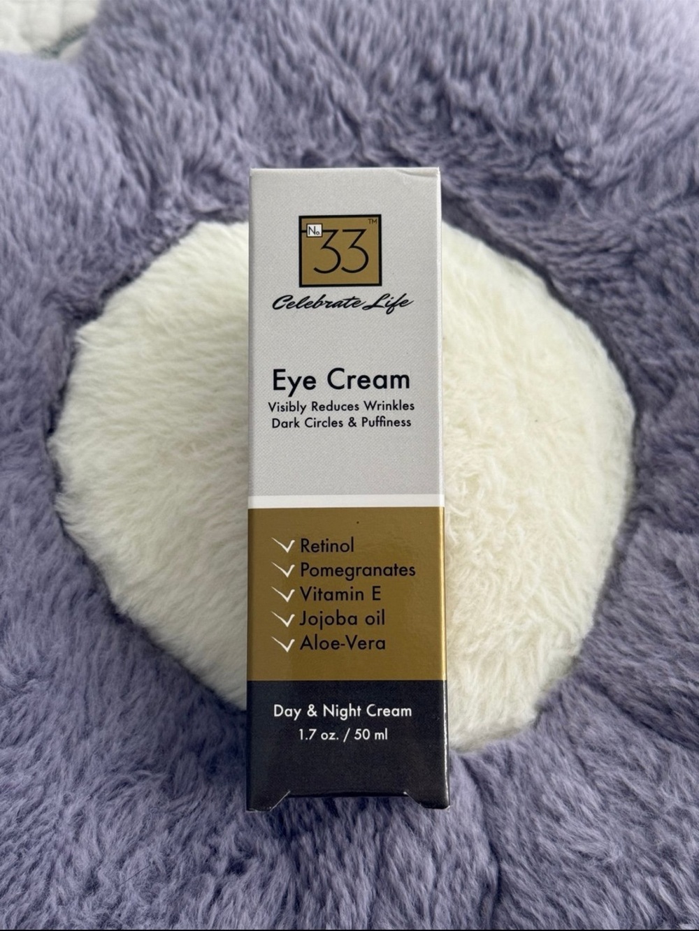 Anti Aging Day&Night Eye Cream,Retinol,Vitamin E,Jojoba Oil,Aloe Vera,Pomegrante